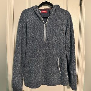 Quarter zip pull over hoodie